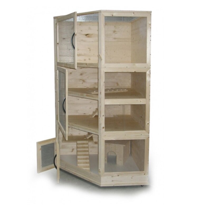 Gehege Mary Eckkäfig